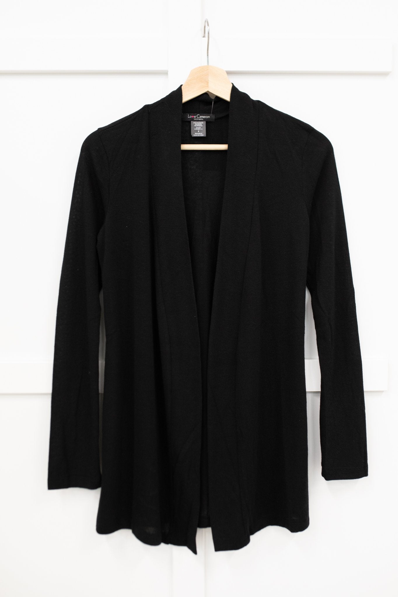 Sienna Sweater Knit Cardigan in Black