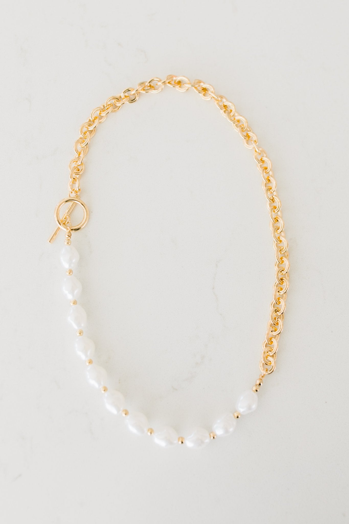 Half Pearl Necklace