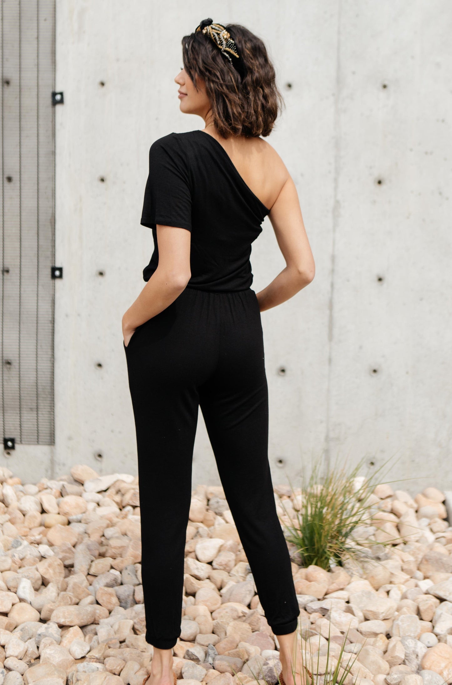 Arm And A Leg Jumpsuit In Black
