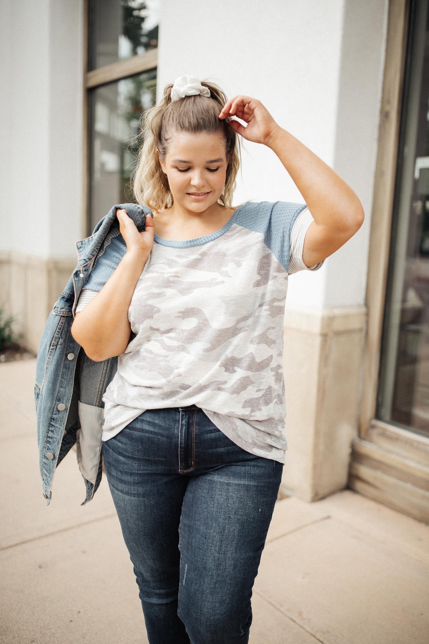 Camouflage Blues Top