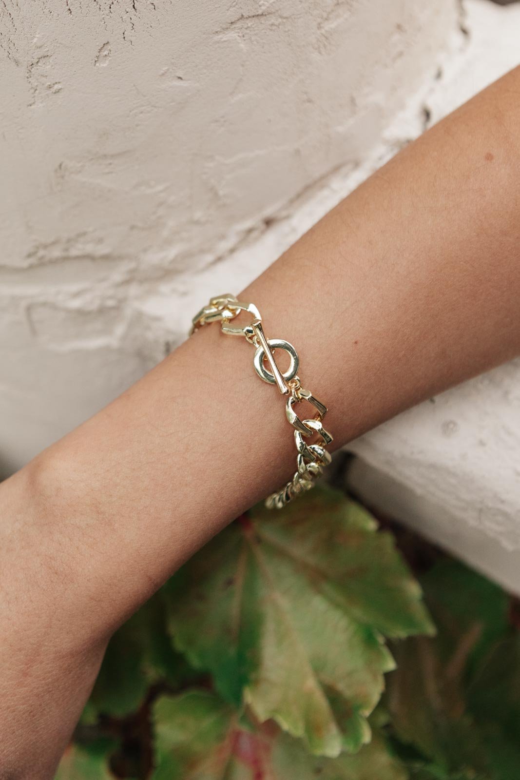 Chunky Wide Chain Link Bracelet