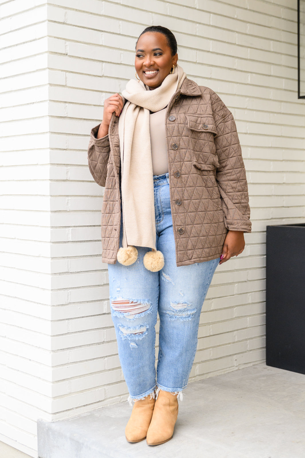 Coming Back Home Jacket in Mocha