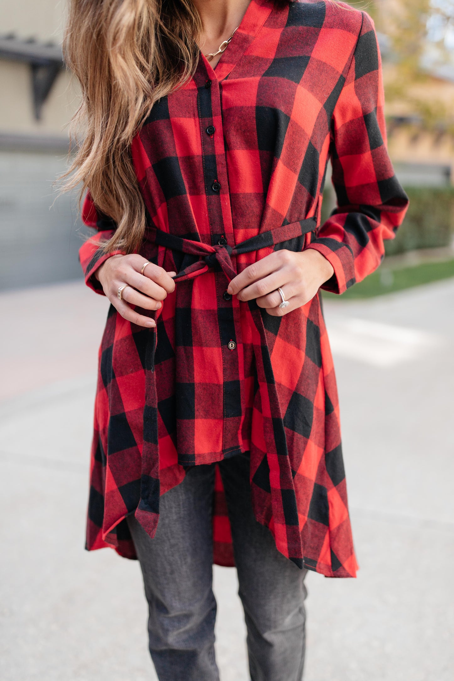 Great And Grand Plaid Top
