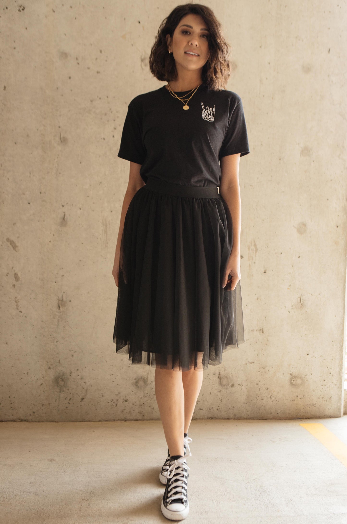 Indulge Tulle Skirt In Black
