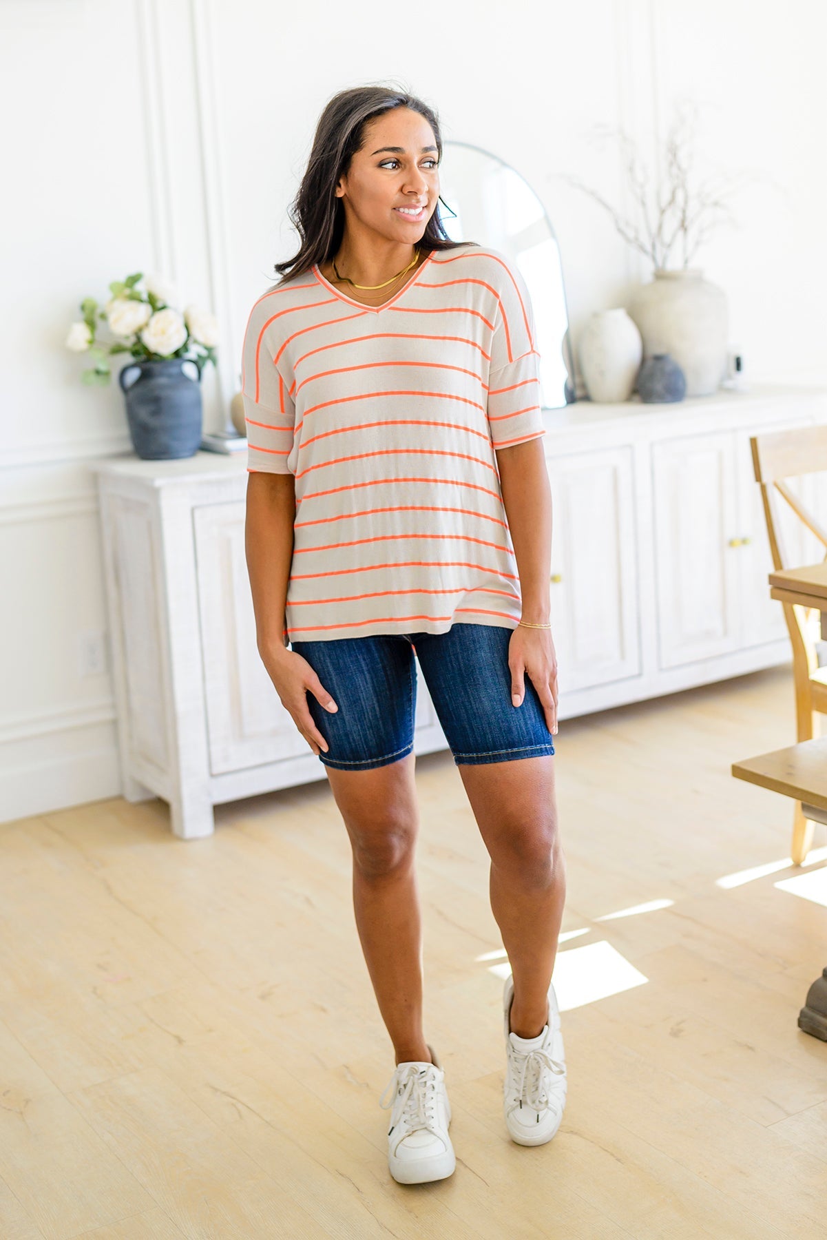 Little Pick Me Up Striped Top