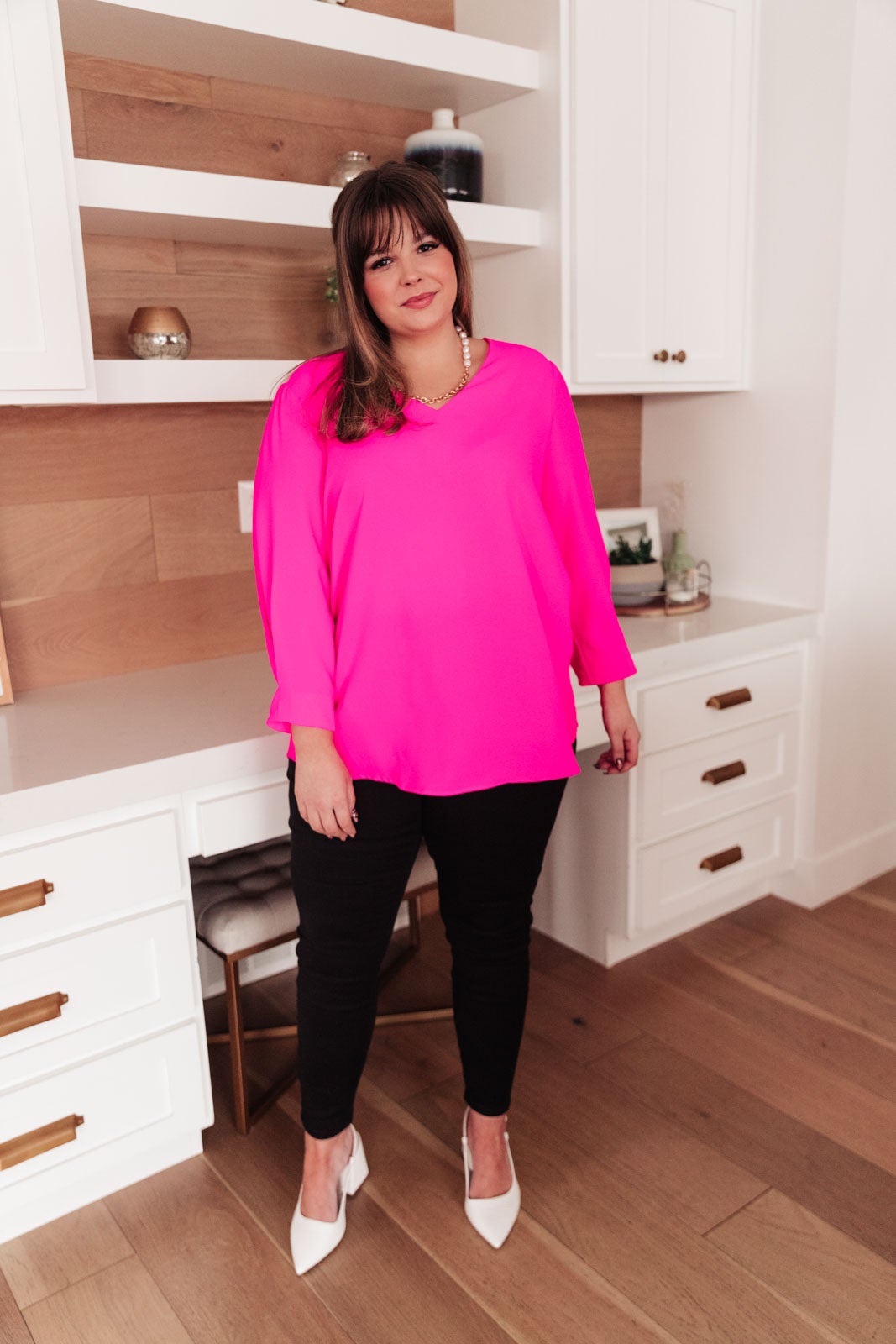 Lucky Chic Top in Hot Pink