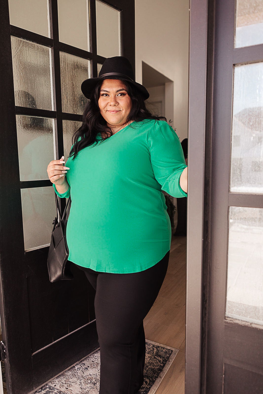 Lucky Chic Top in Kelly Green