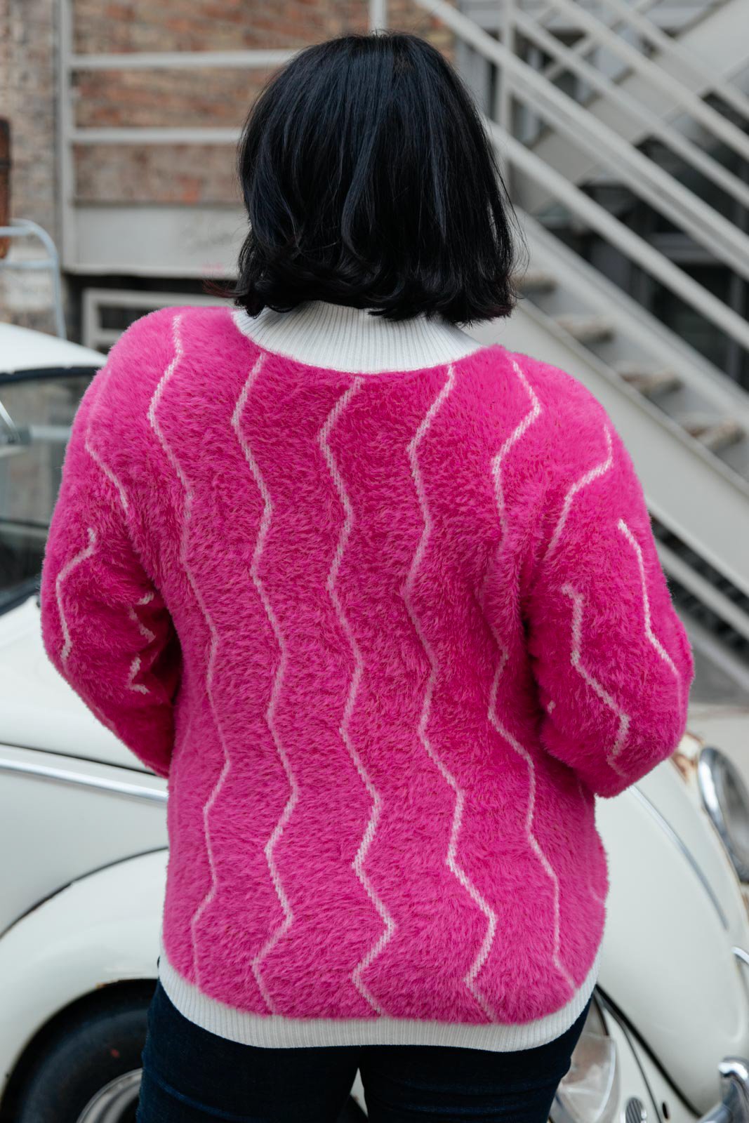 Pop Culture Zig Zag Sweater