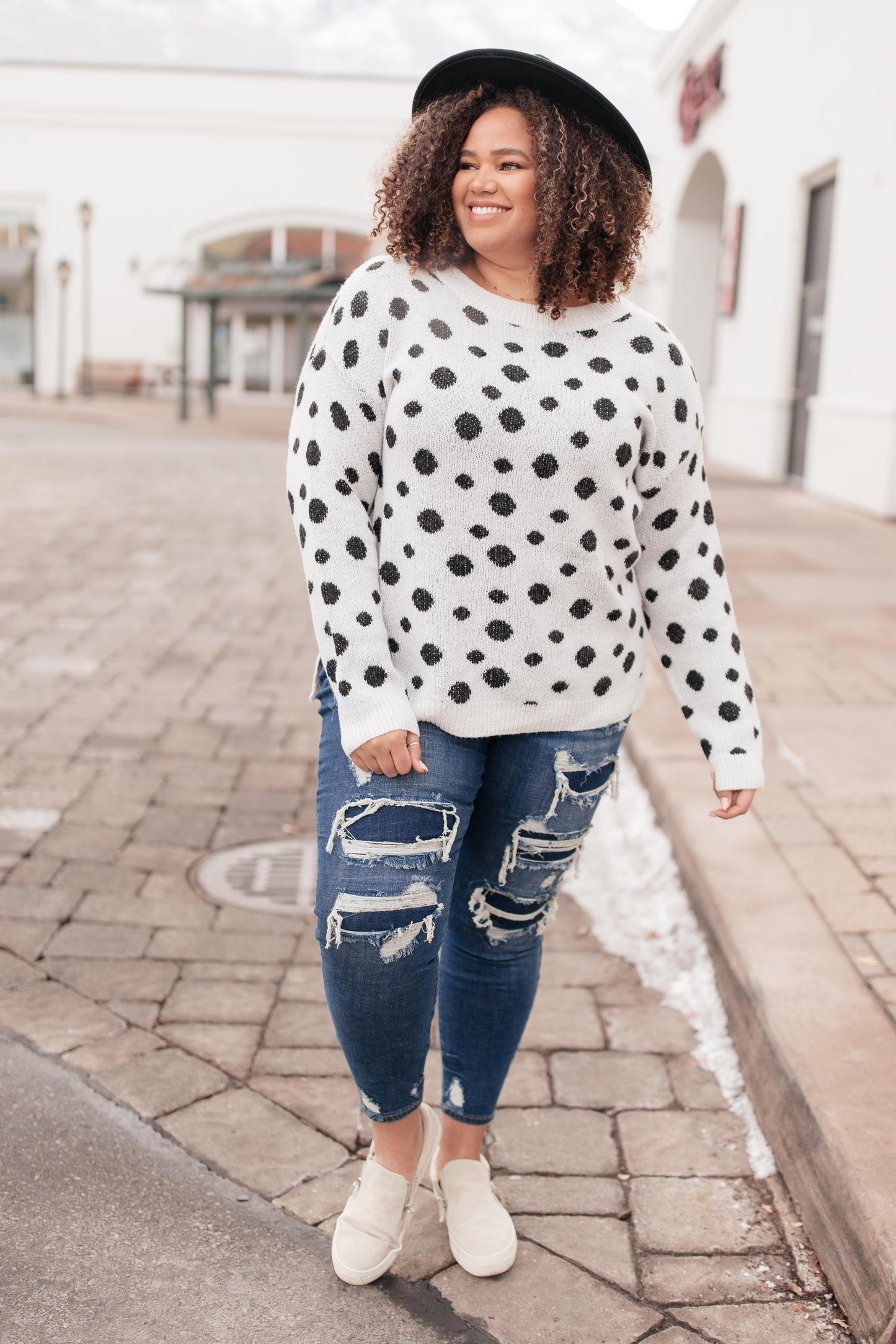 Spotted and Ready Sweater