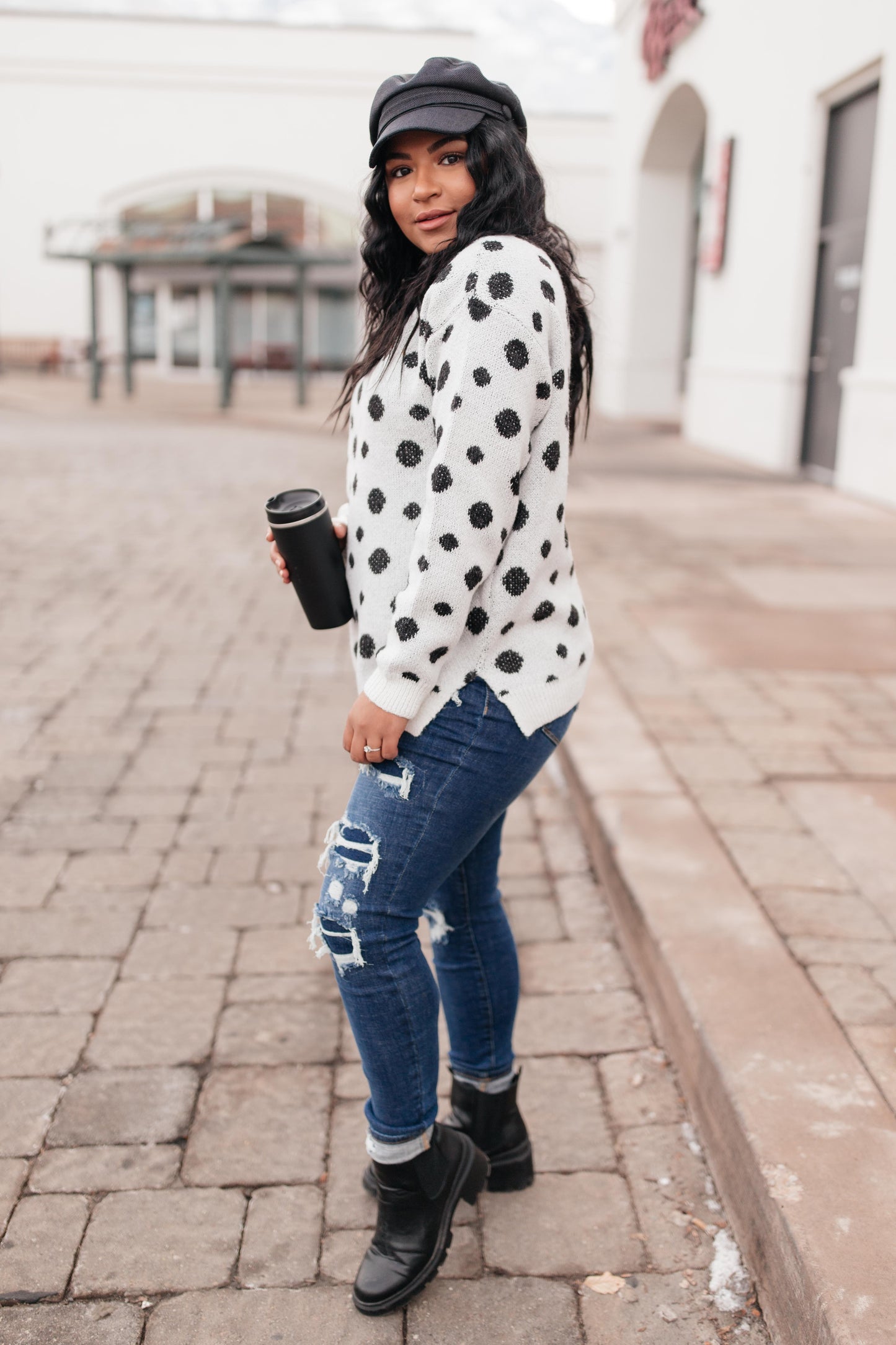 Spotted and Ready Sweater