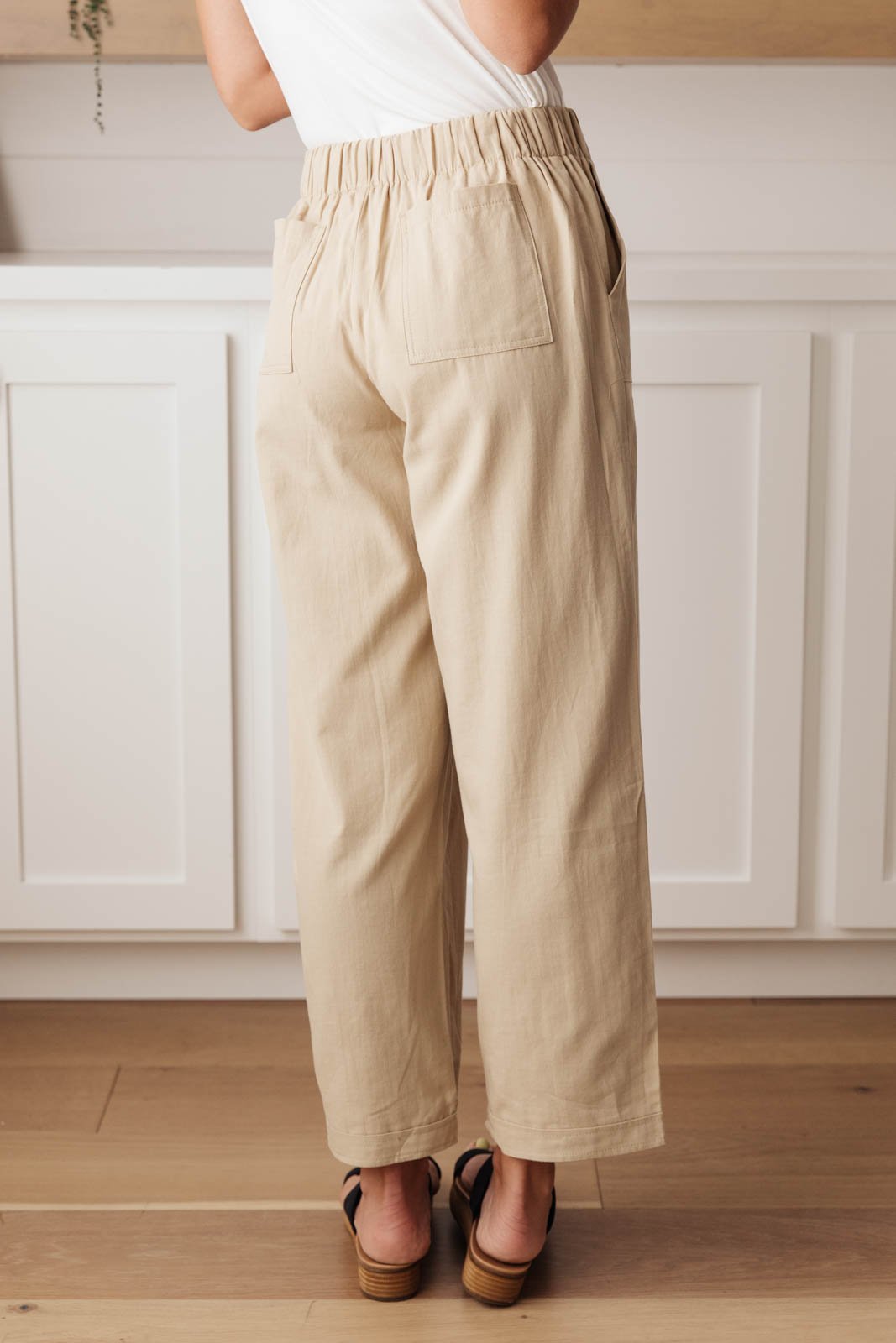 Transitions Cropped Pants In Sand