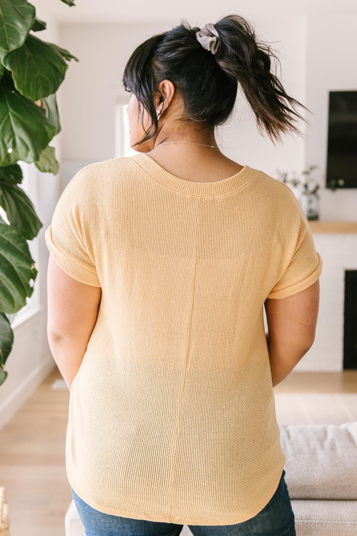 The Morning Bird Top in Pastel Yellow