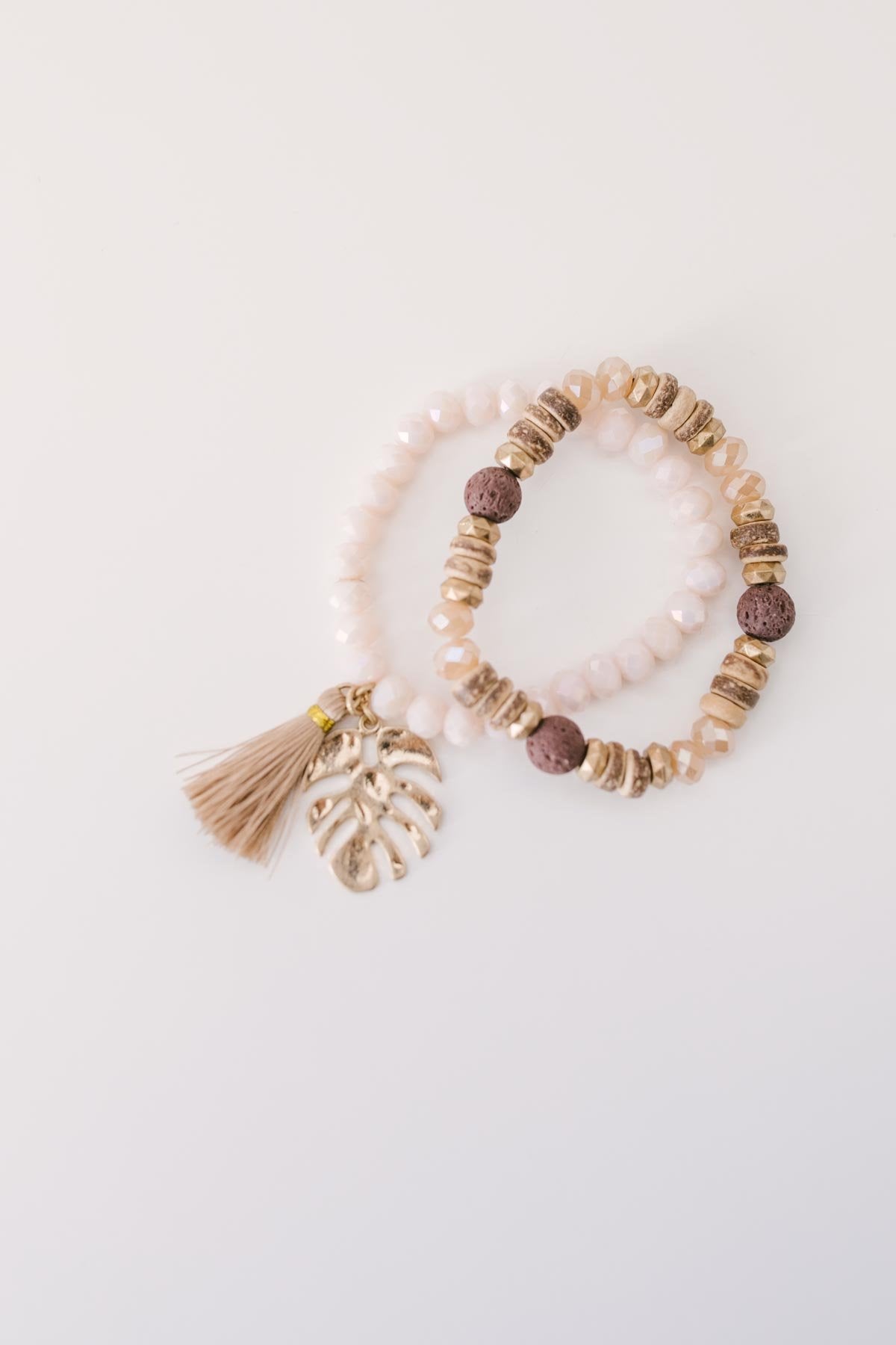 Tropics & Jade Stone Bracelet Set