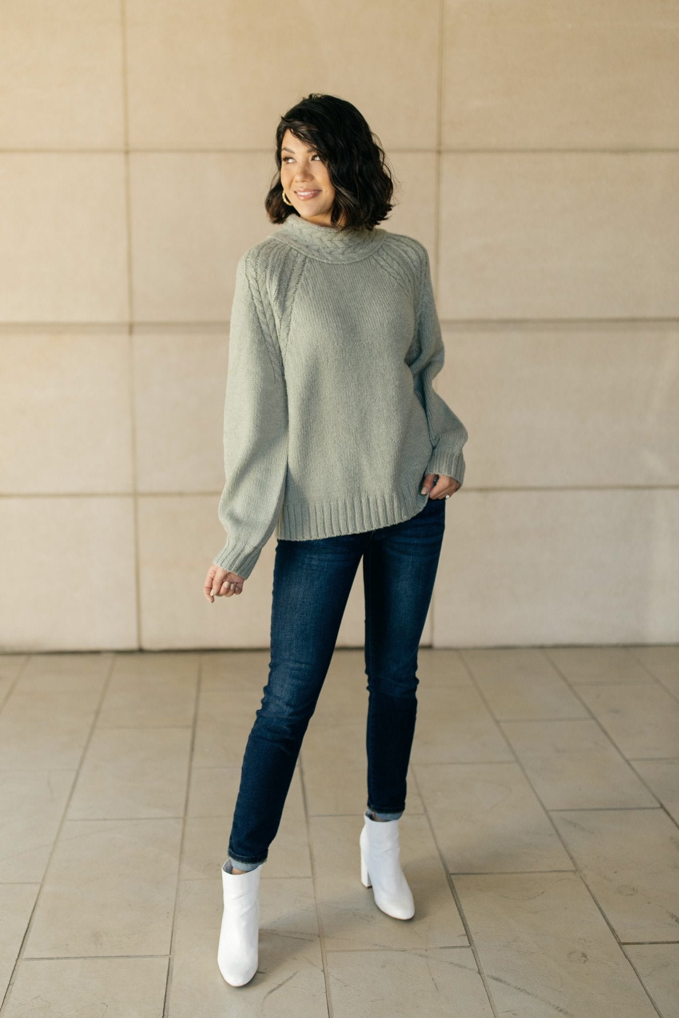 Your Favorite Knit Sweater in Lime